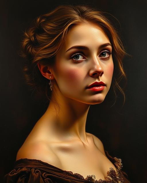Oil Portrait example